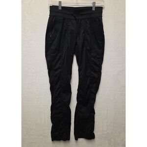 North Face Pants Women Small S/P Black Stretch Drawstring Straight Leg Jogger